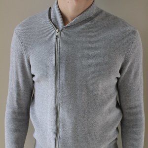 All Saints - Sweater (Zip Up) - Grey - Medium